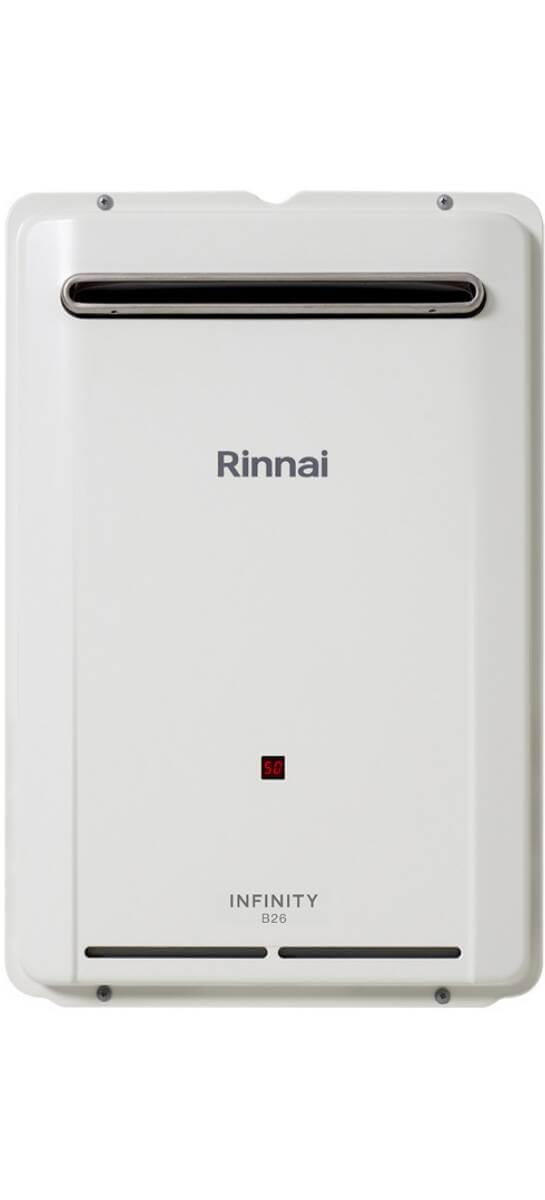 Rinnai Infinity B26 litre Continuous Flow Hot Water Heater